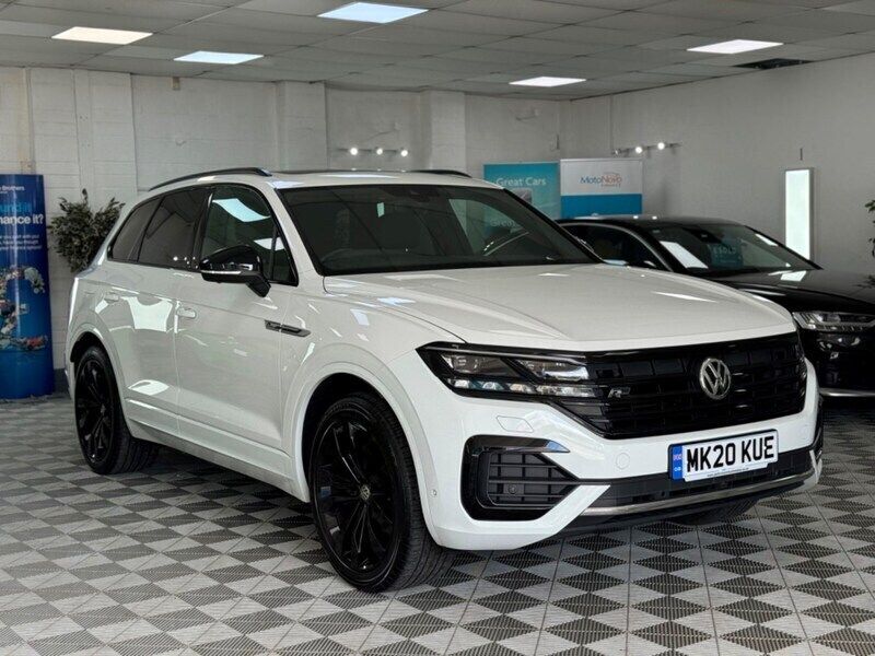White Used 2020 VW Touareg Black Edition SUV | £39,995 (A bit pricey) - Image 1/4