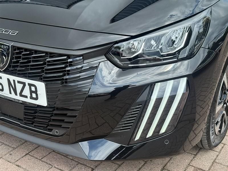 New Peugeot 208 Allure 100 HP (73 kW) 2025 Black Hatchback
