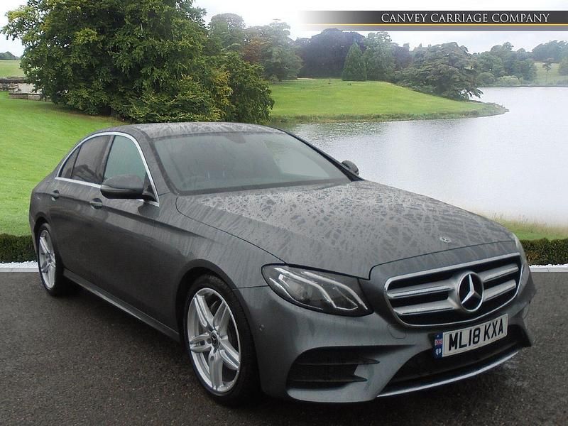 Used Mercedes E220 AMG line 194 HP (142 kW) 2018 Grey Sedan