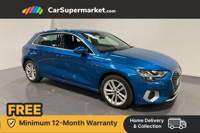 Blue Used 2021 Audi A3 e-tron Sport Hatchback | £16,697 (Good price) - Image 1/4