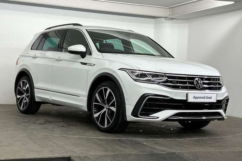 White Used 2021 VW Tiguan R-line SUV | £27,295 (Fair price) - Image 1/4