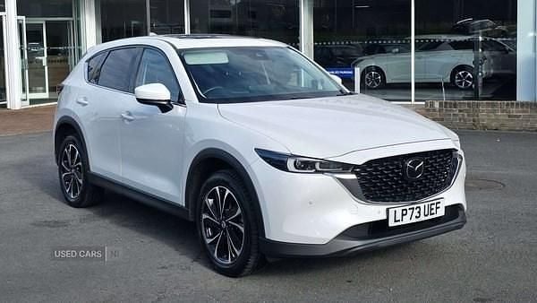 White Used 2024 Mazda CX-5 Exclusive-Line SUV | £21,795 (Fair price) - Image 1/4