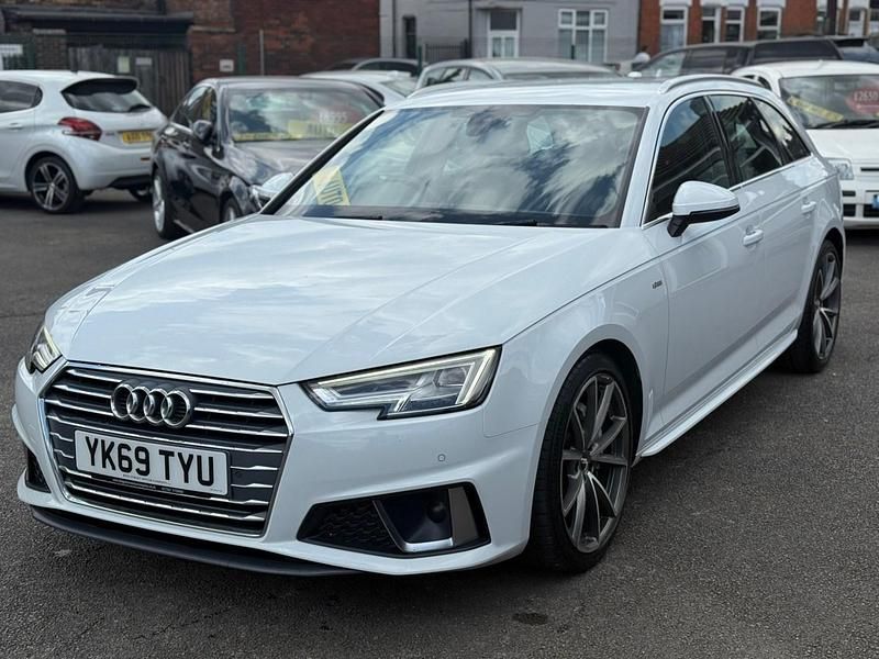 Used Audi A4 S-Line 190 HP (139 kW) 2019 White Estate