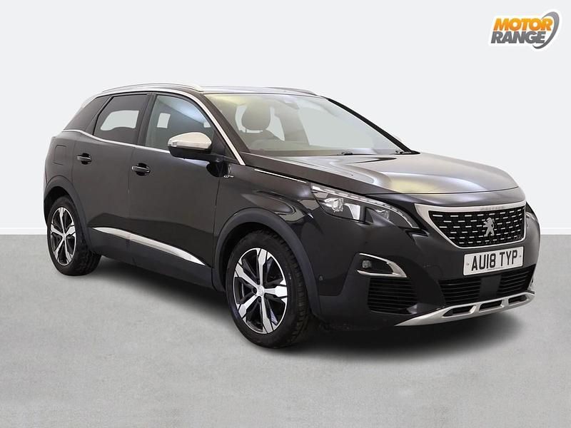Black Used 2018 Peugeot 3008 GTi Hatchback | £11,895 (Fair price) - Image 1/4