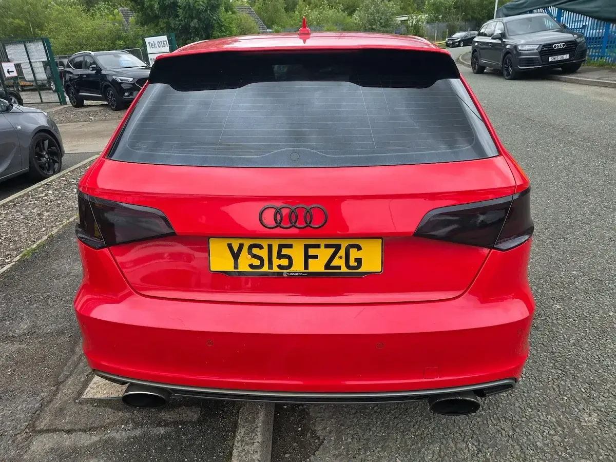 Used Audi A3 Sportback S-Line 2015 Red Hatchback