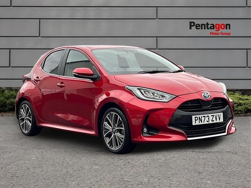 Red Used 2023 Toyota Yaris Hatchback | £19,008 (Fair price) - Image 1/4