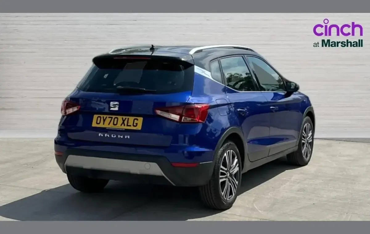 Used Seat Arona XCELLENCE 110 HP (80 kW) 2021 Blue SUV