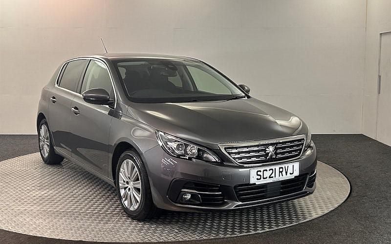 Grey Used 2021 Peugeot 308 Allure Premium Hatchback | £11,715 (Fair price) - Image 1/4