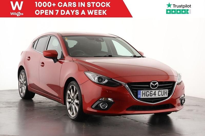 Red Used 2015 Mazda 3 Inclusive Hatchback | £7,995 (Fair price) - Image 1/4