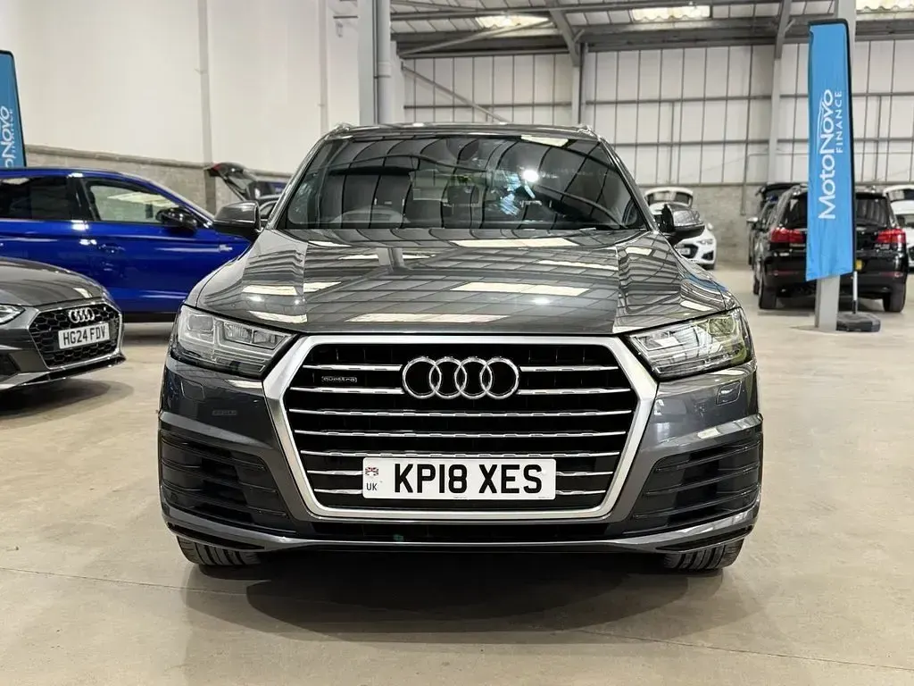 Used Audi Q7 S-Line 272 HP (200 kW) 2018 Grey SUV