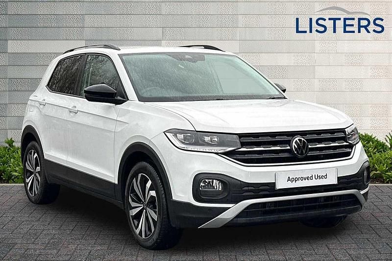 White Used 2022 VW T-Cross Black Edition SUV | £17,493 (Fair price) - Image 1/4