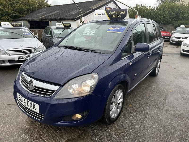 Used Vauxhall Zafira Design Edition 2014 Blue MPV