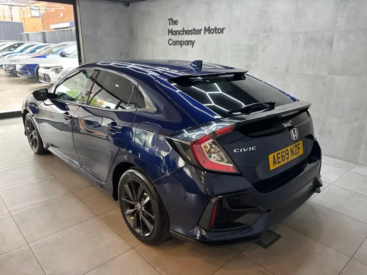 Used Honda Civic SR 120 HP (88 kW) 2019 Blue Hatchback