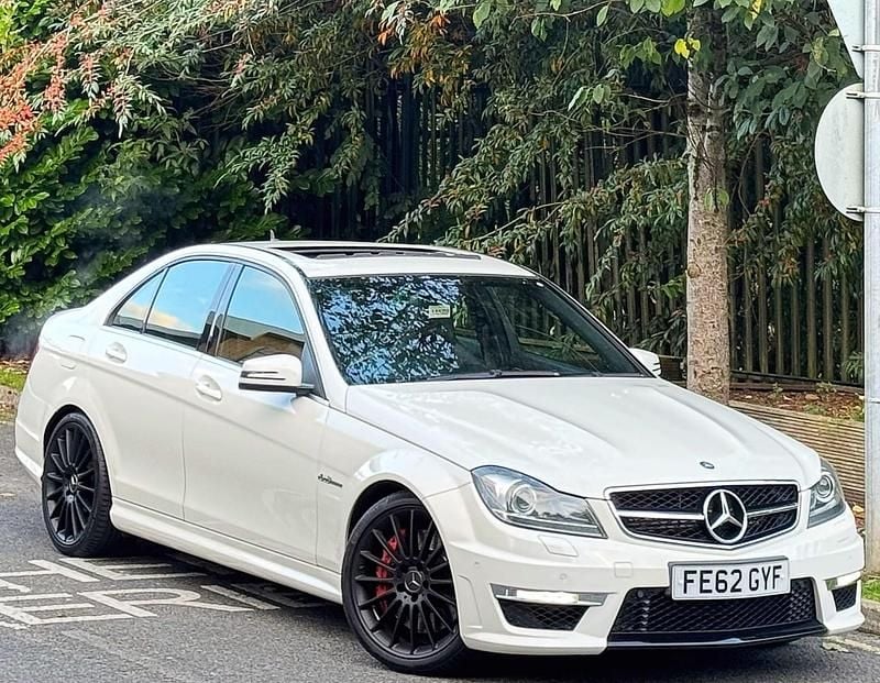 White Used 2012 Mercedes C63 AMG Sedan | £32,495 - Image 1/4