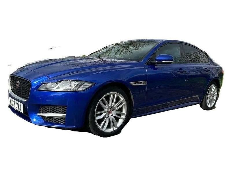 Used Jaguar XF R-Sport 180 HP (132 kW) 2017 Blue Sedan