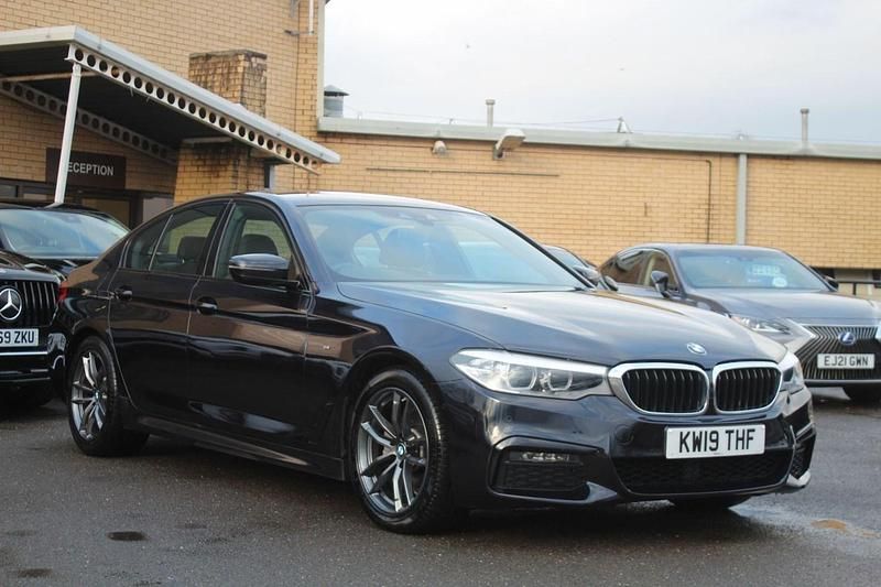 Black Used 2019 BMW 520 M Sport Sedan | £14,885 (Fair price) - Image 1/4