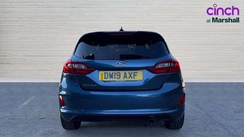 Used Ford Fiesta ST-Line 125 HP (91 kW) 2019 Blue Hatchback