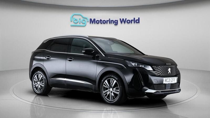 Black Used 2021 Peugeot 3008 GT Hatchback | £16,600 (Fair price) - Image 1/4