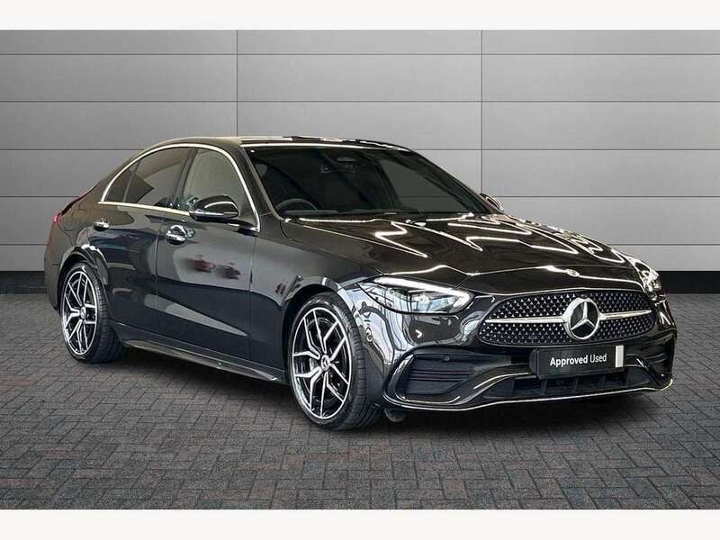 Grey Used 2024 Mercedes C300e AMG Line Premium Plus Sedan | £39,550 (Expensive) - Image 1/4