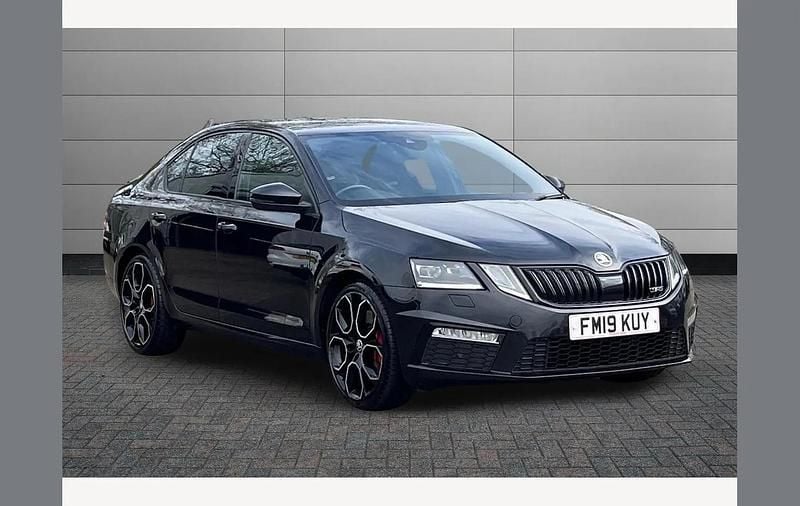 Used Skoda Octavia vRS 245 HP (180 kW) 2019 Black Hatchback