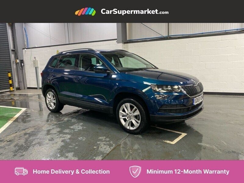 Blue Used 2020 Skoda Karoq SE Technology SUV | £14,476 (Good price) - Image 1/4