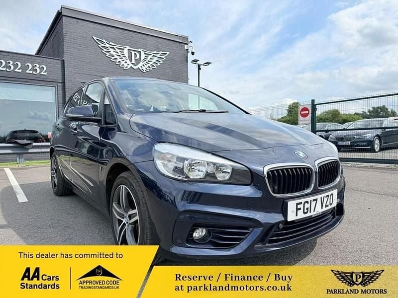 Used BMW 225 Active Tourer Sport Line 224 HP (164 kW) 2017 Blue MPV