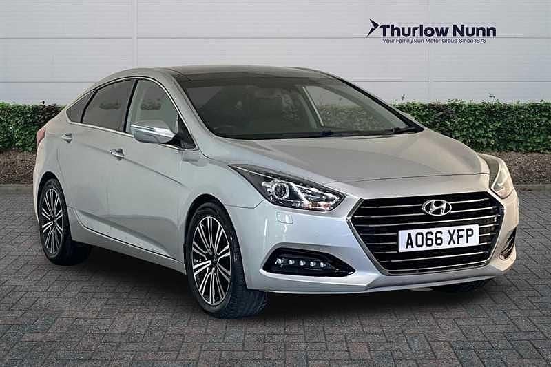 Sleek silver Used 2016 Hyundai i40 Premium Sedan | £10,980 (Fair price) - Image 1/4