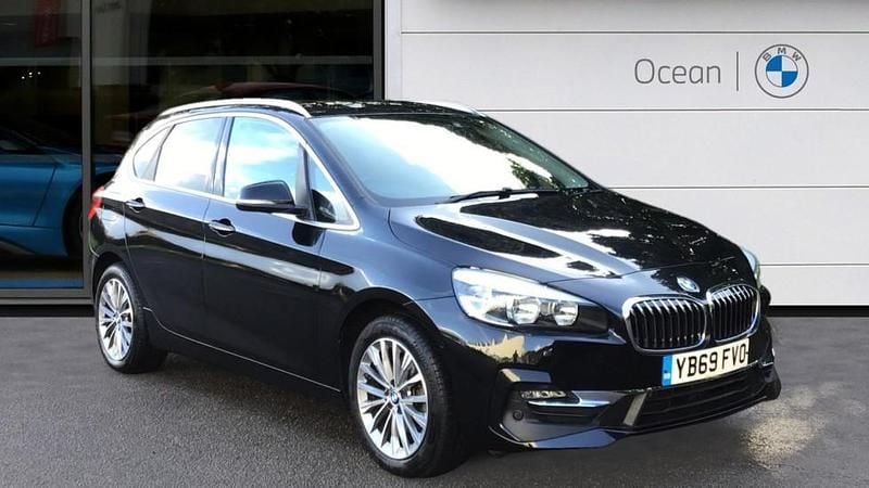 Black Used 2019 BMW 218 Active Tourer Luxury Line MPV | £14,950 (Fair price) - Image 1/4