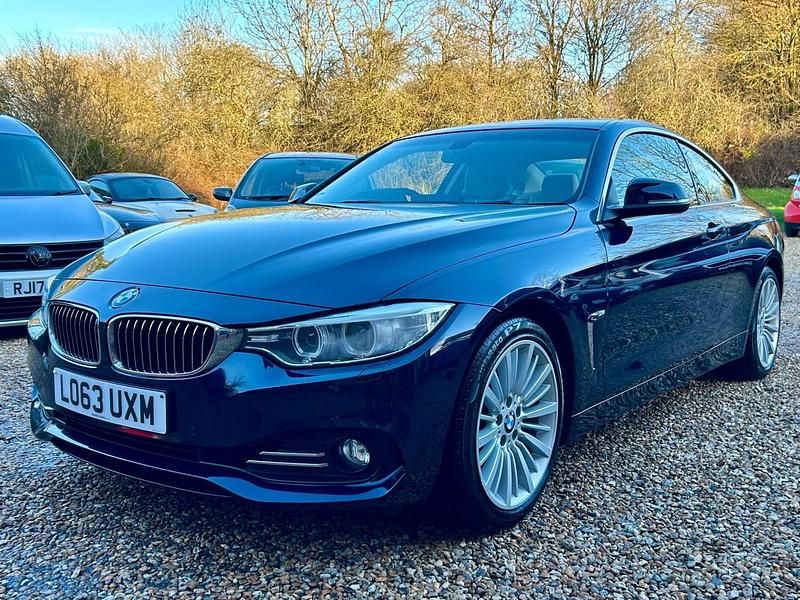 Used BMW 428 Luxury Line 245 HP (180 kW) 2014 Blue Coupe