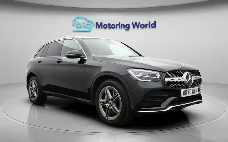 Used Mercedes GLC220 AMG line 194 HP (142 kW) 2021 Black Estate