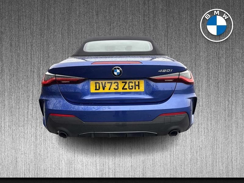 Used BMW 420 M Sport 181 HP (133 kW) 2023 Blue Cabriolet