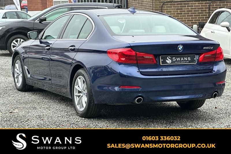 Used BMW 520 2017 Blue Sedan