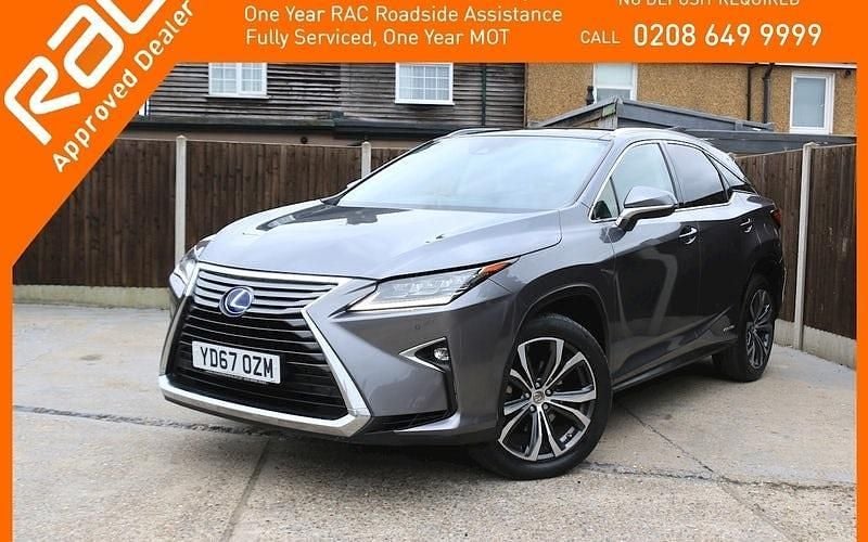 Grey Used 2017 Lexus RX450h Luxury Line SUV | £18,795 (Fair price) - Image 1/3