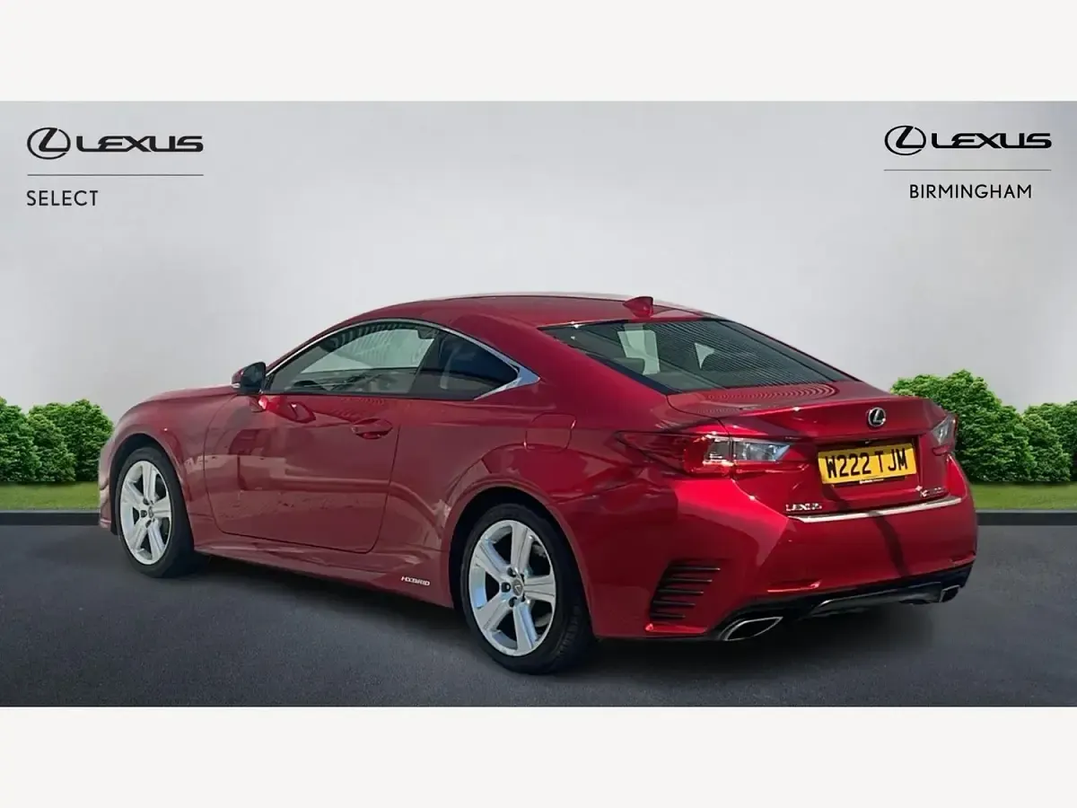 Used Lexus RC300h Luxury Line 2016 Red Coupe