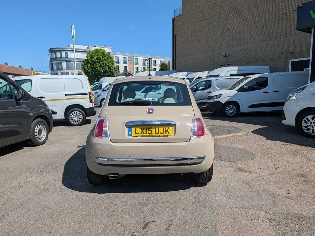 Used Fiat 500 Lounge 69 HP (50 kW) 2015 Beige Hatchback