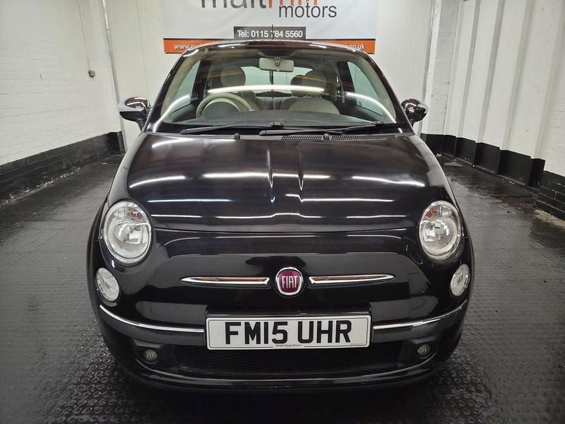 Used Fiat 500 Lounge 69 HP (50 kW) 2015 Black Hatchback