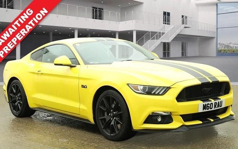 Yellow Used 2017 Ford Mustang GT Fastback Coupe | £26,500 (Fair price) - Image 1/4