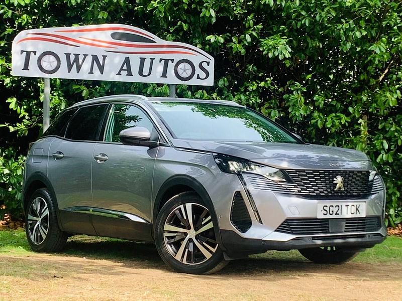 Grey Used 2021 Peugeot 3008 Allure Premium Hatchback | £14,490 (Fair price) - Image 1/4
