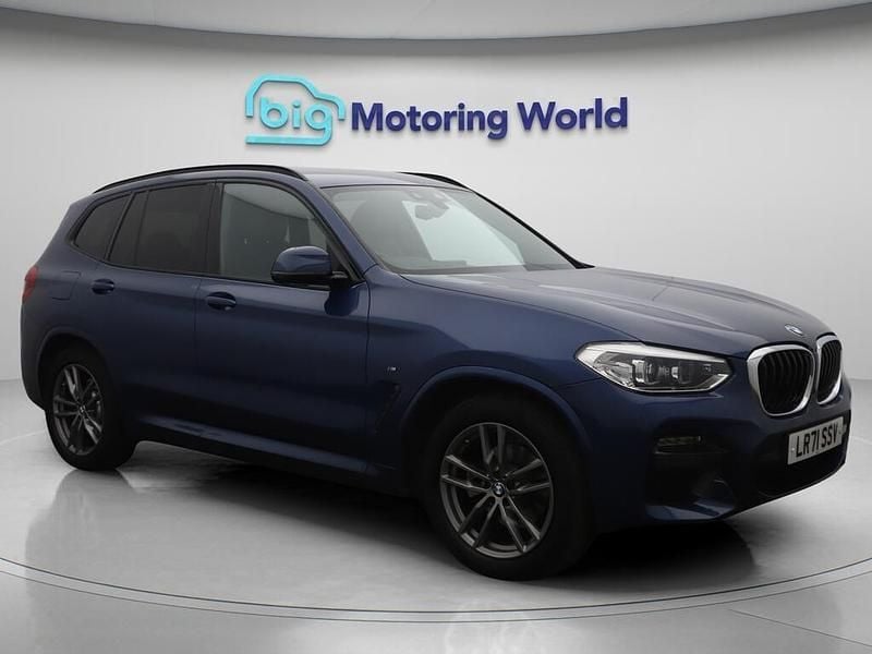 Blue Used 2021 BMW X3 M Sport SUV | £27,200 (Good price) - Image 1/4