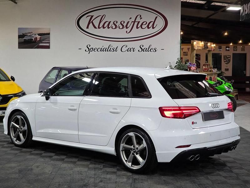 Used Audi S3 Sportback Black Edition 2018 White Hatchback