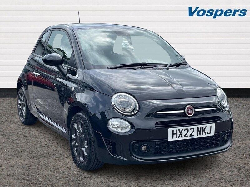 Black Used 2022 Fiat 500 Hatchback | £10,750 (Fair price) - Image 1/4