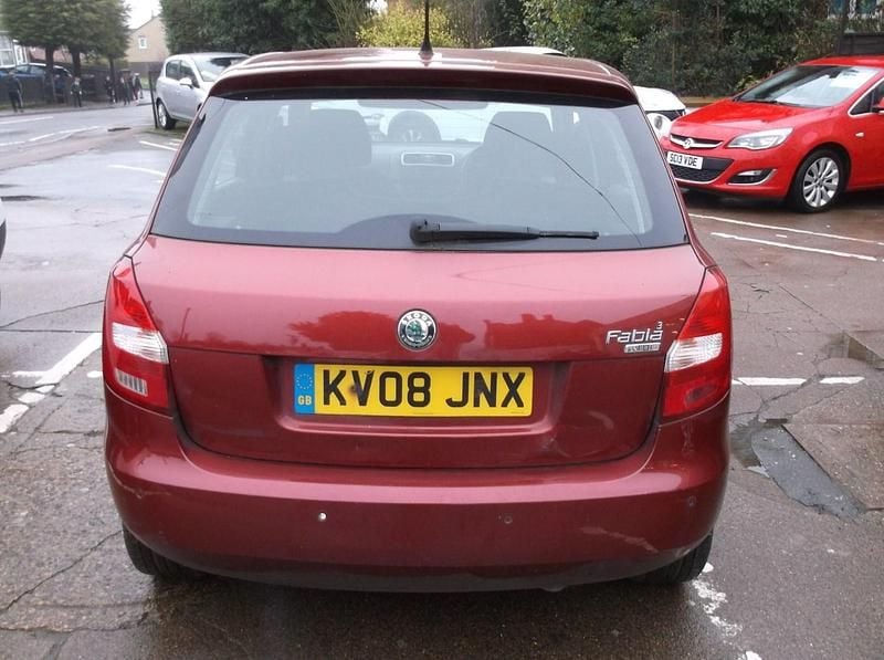 Used Skoda Fabia 2008 Red Hatchback