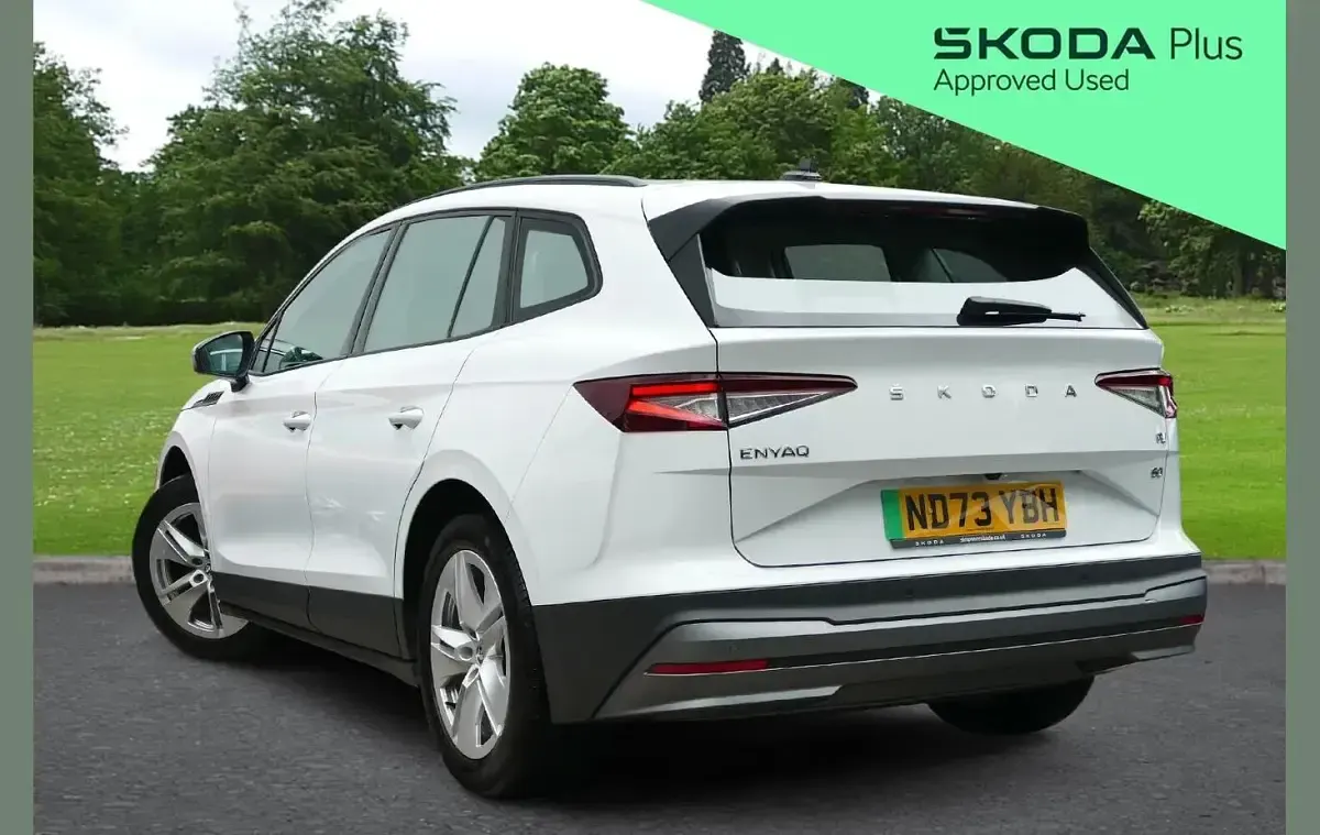 Used Skoda Enyaq iV ecoSuite 131 kW (179 HP) 2023 White SUV
