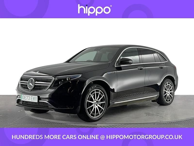 Used Mercedes EQC400 AMG line 300 kW (408 HP) 2023 Black SUV
