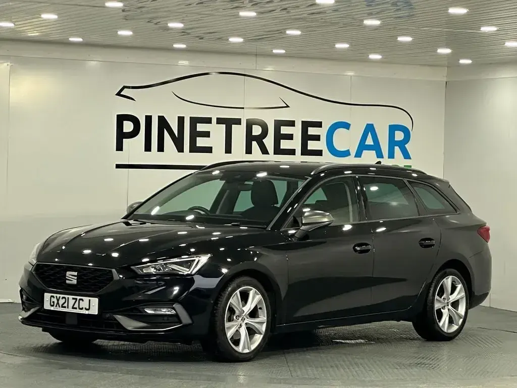 Used Seat Leon FR 150 HP (110 kW) 2021 Black Estate