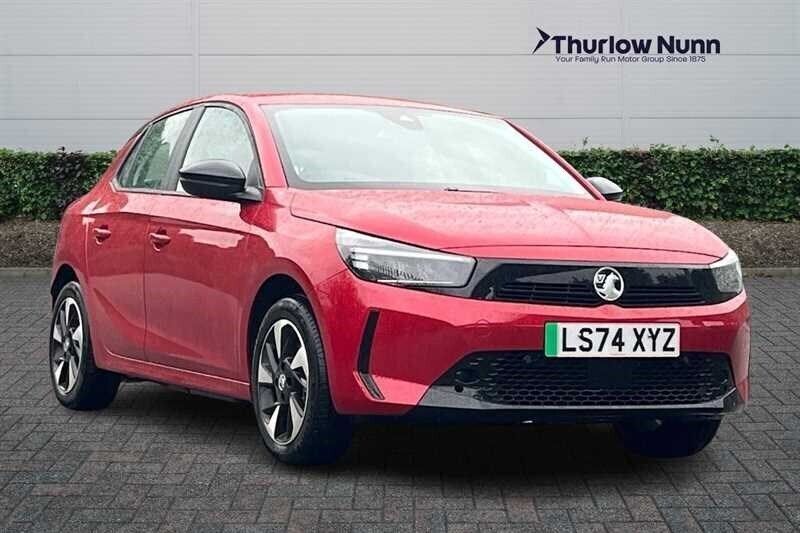 Crimson red Used 2024 Vauxhall Corsa-e Design Edition Hatchback | £20,990 - Image 1/4
