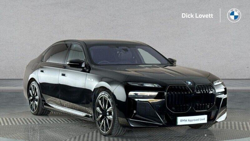 Black Used 2023 BMW i7 Comfort Edition Sedan | £99,995 (Expensive) - Image 1/4