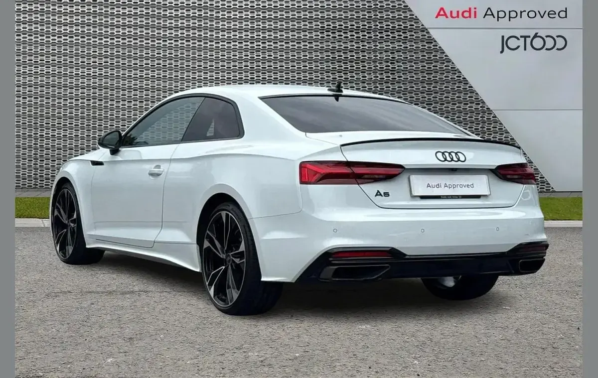 Used Audi A5 Black Edition 200 HP (147 kW) 2023 White Coupe
