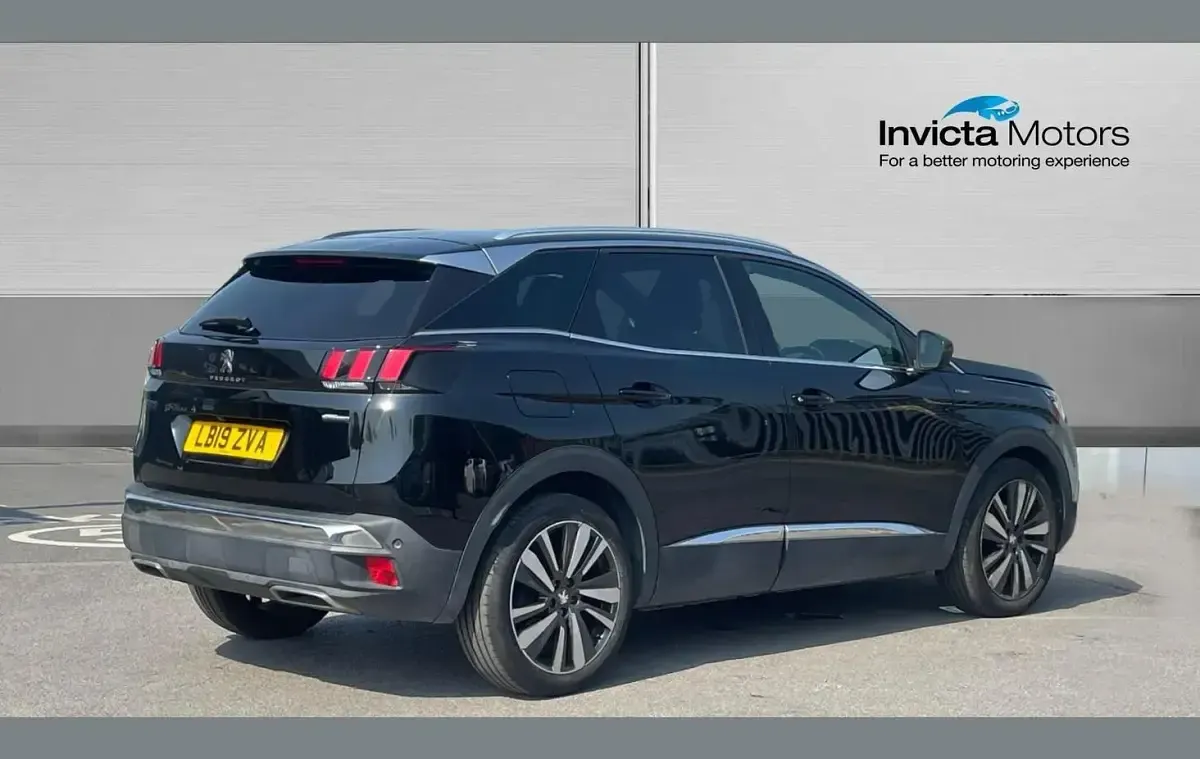 Used Peugeot 3008 GT-line 131 HP (96 kW) 2019 Black SUV