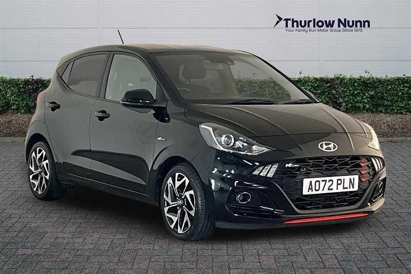 Black Used 2022 Hyundai i10 N Line Hatchback | £12,499 (Fair price) - Image 1/3